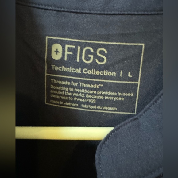 FIGS Kitale Maternity Scrub Top Technical Collection Size L - Picture 2 of 4